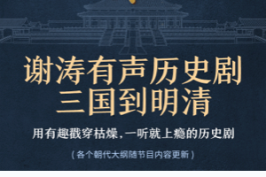 谢涛有声历史剧《三国到明清》
