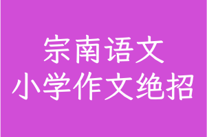 宗南语文 维维老师《小学作文绝招》30课实战特训
