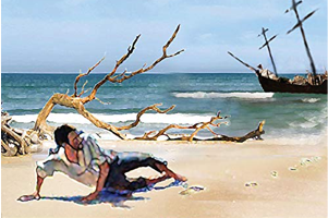 [英文原版有声书]《鲁滨逊漂流记》（Robinson Crusoe） 蓝思800L