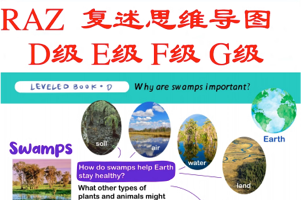 Raz 复述思维导图 D级 E级 F级 G级